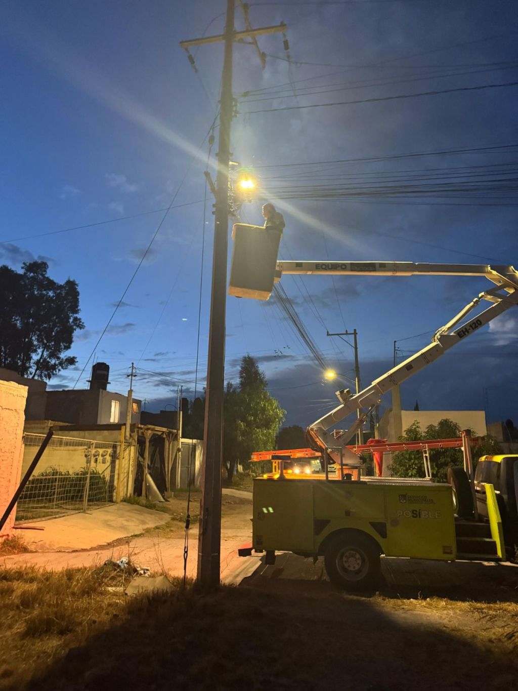 Ayuntamiento de SLP refuerza iluminación en zonas oscuras para mayor&nbsp;seguridad