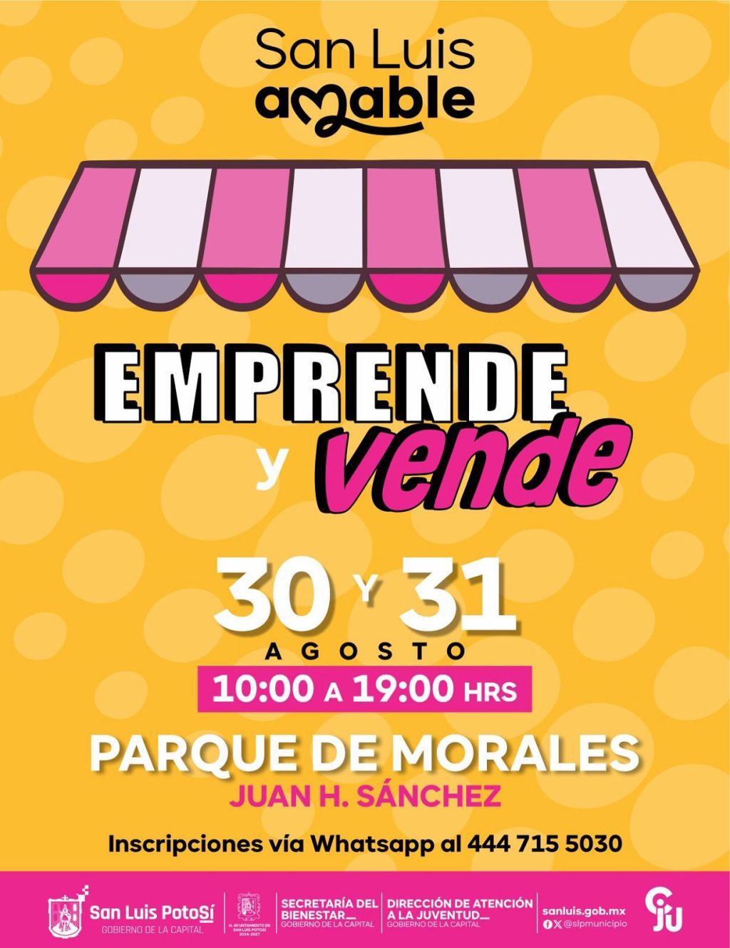 Gobierno de la Capital invita al 1er Mercadito Juvenil “Emprende y Vende” próximo sábado y&nbsp;domingo