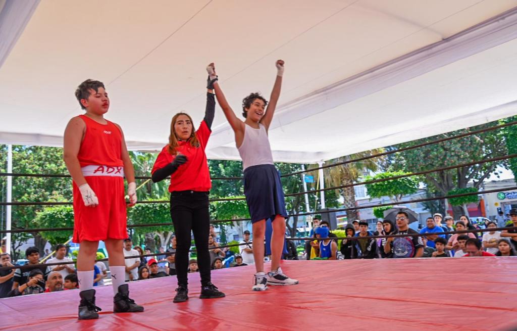 CON COMBATES DE BOX, SOLEDAD DE GRACIANO SÁNCHEZ PROMUEVE EL DEPORTE COMO DEFENSA JUVENIL CONTRA LAS ADICCIONES