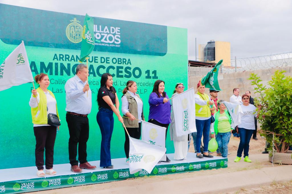 COMENZÓ REHABILITACIÓN DE CALLE ACCESO 11 EN VILLA DE&nbsp;POZOS