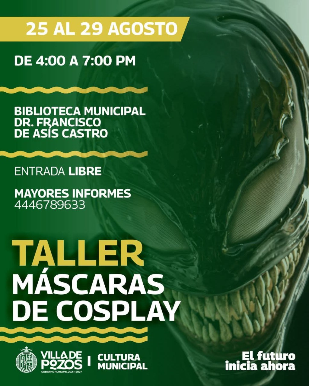 IMPULSAN CREATIVIDAD CON TALLER GRATUITO EN VILLA DE POZOS