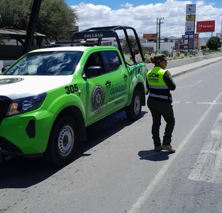 POR REGRESO A CLASES, GUARDIA CIVIL DE SOLEDAD PREPARA DISPOSITIVO VIAL Y DE VIGILANCIA
