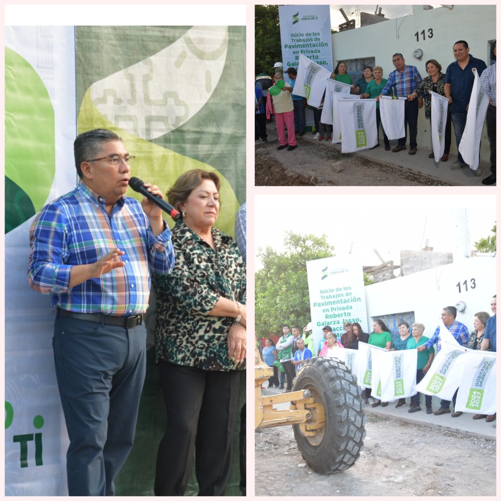 LLEVA JUAN MANUEL NAVARRO OTRO ARRANQUE DE PAVIMENTACIÓN A COLONIA EL MORRO