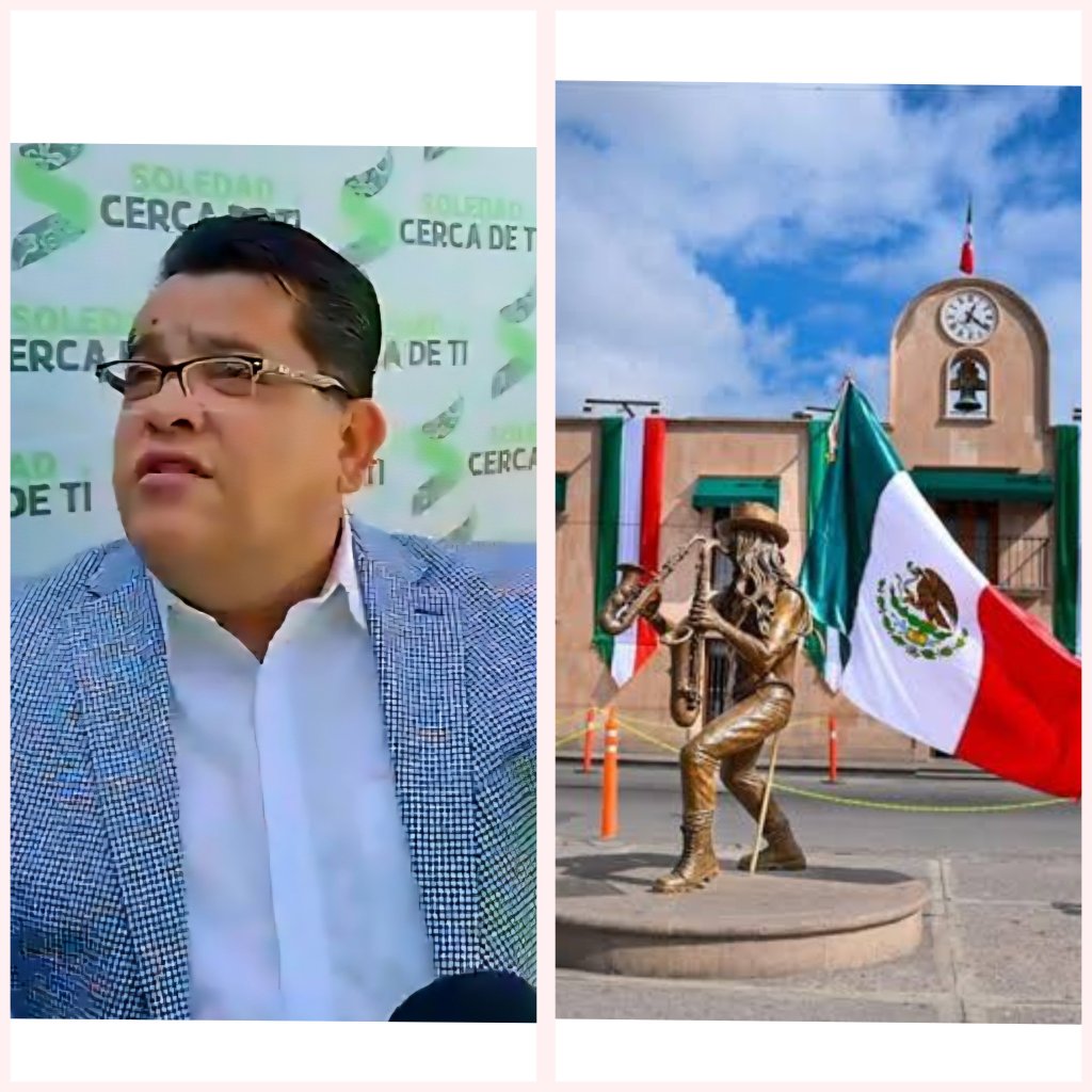 JUAN MANUEL NAVARRO PREPARA GRAN NOCHE MEXICANA EN SU PRIMER GRITO DE INDEPENDENCIA EN SOLEDAD DIRECTOR DE CULTURA Y TURISMO.