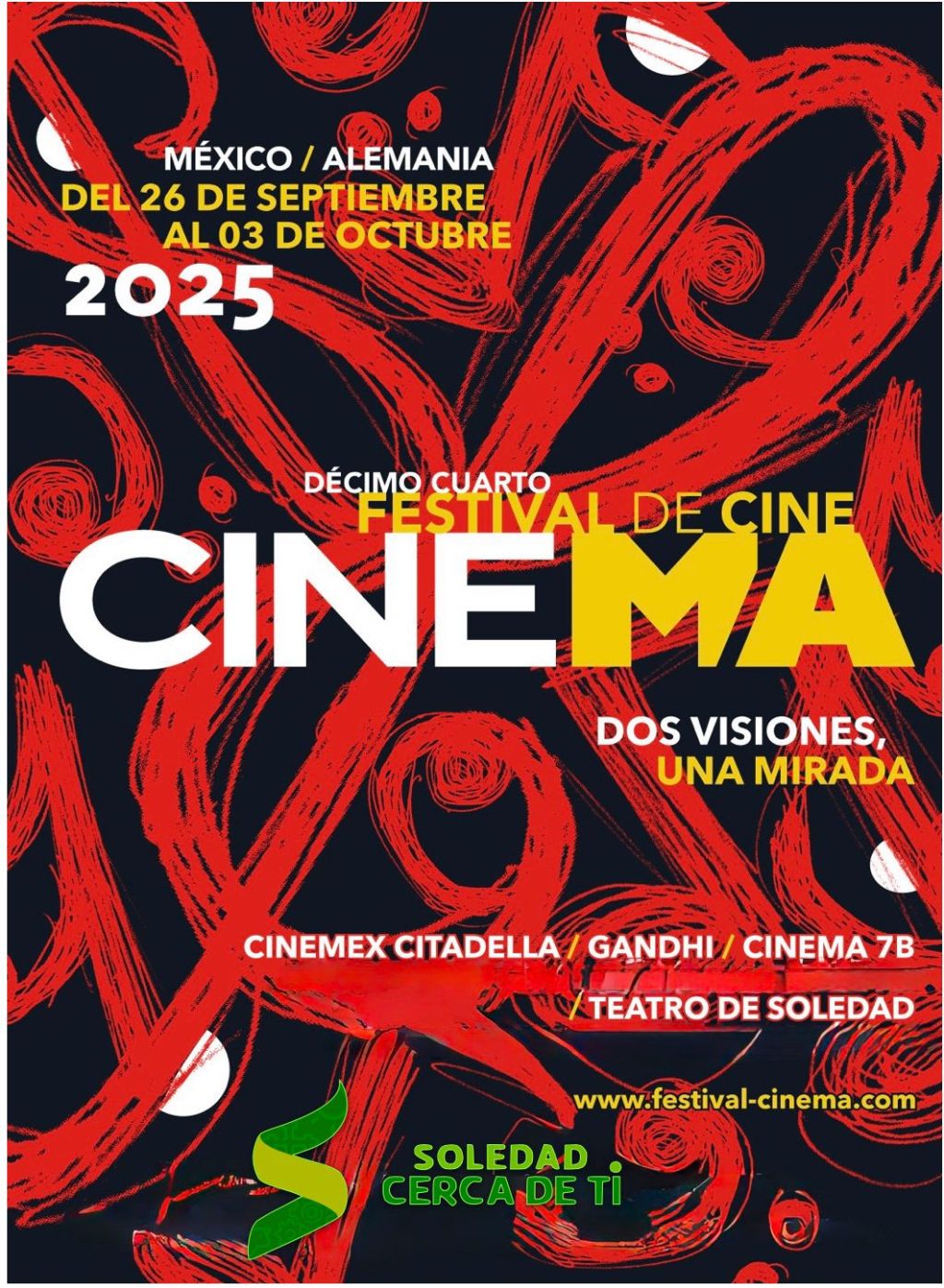 DOS FESTIVALES INTERNACIONALES DE CINE LLEGAN AL MUNICIPIO DE SOLEDAD DE GRACIANO SÁNCHEZ