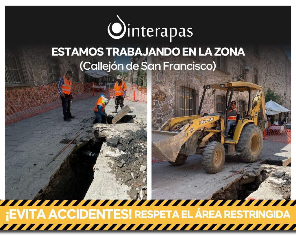 Avanzan a buen ritmo trabajos de rehabilitación sanitaria en Callejón de San&nbsp;Francisco