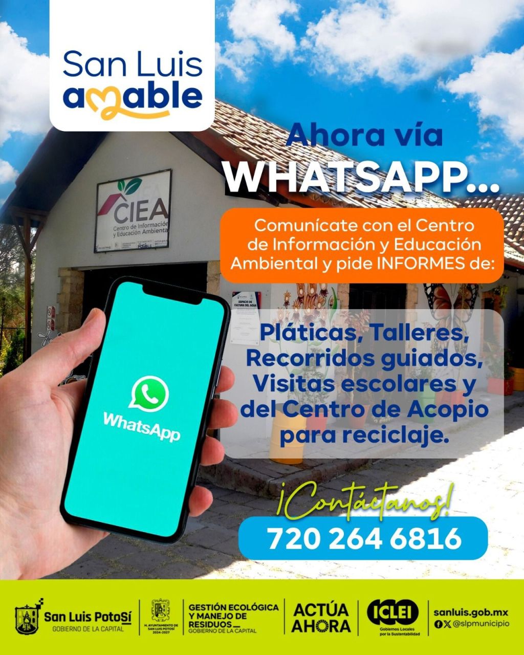 Mantiene Ayuntamiento de SLP amplio programa ecológico en el&nbsp;CIEA