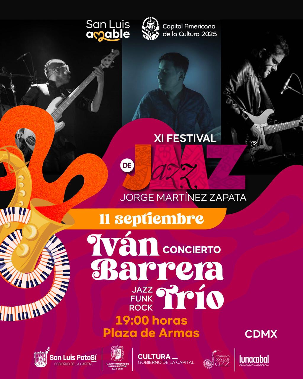 Iván Barrera de CDMX abre el XI Festival de Jazz “Jorge Martínez&nbsp;Zapata”