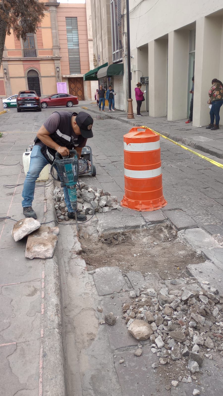 Gobierno de la Capital mejora vialidades en el Centro Histórico con programa “Por Buen&nbsp;Camino”