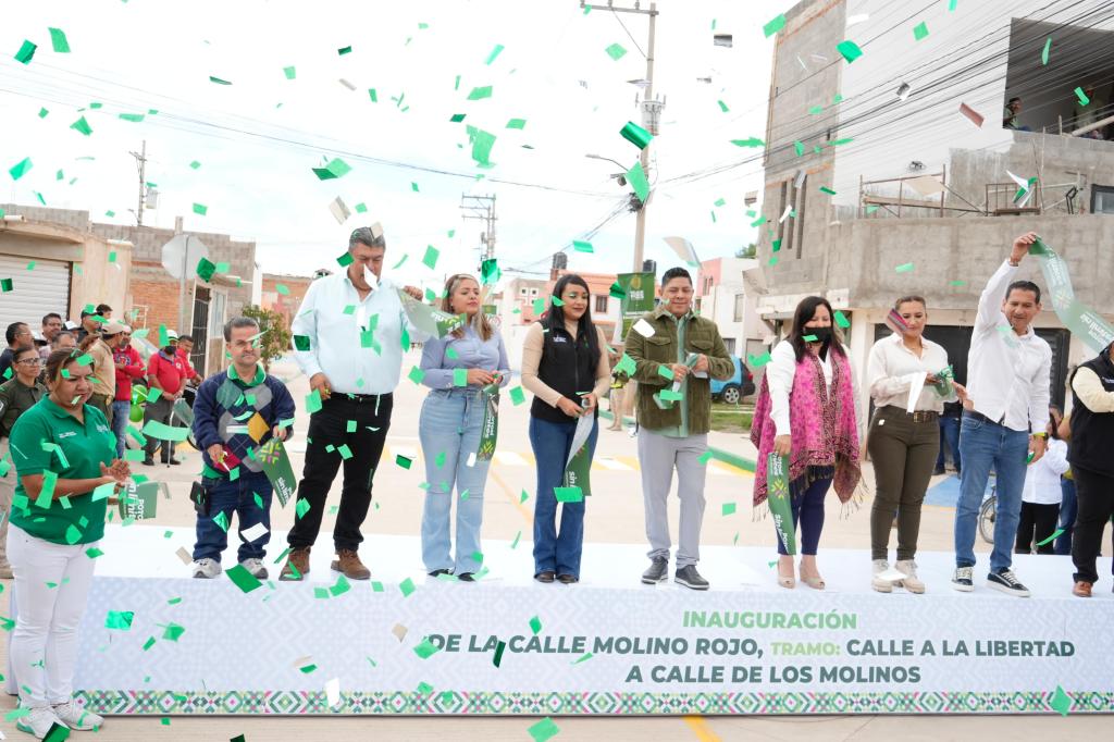 RICARDO GALLARDO AVANZA SIN LÍMITES CON PAVIMENTACIÓN DE CALLES EN VILLA DE&nbsp;POZOS
