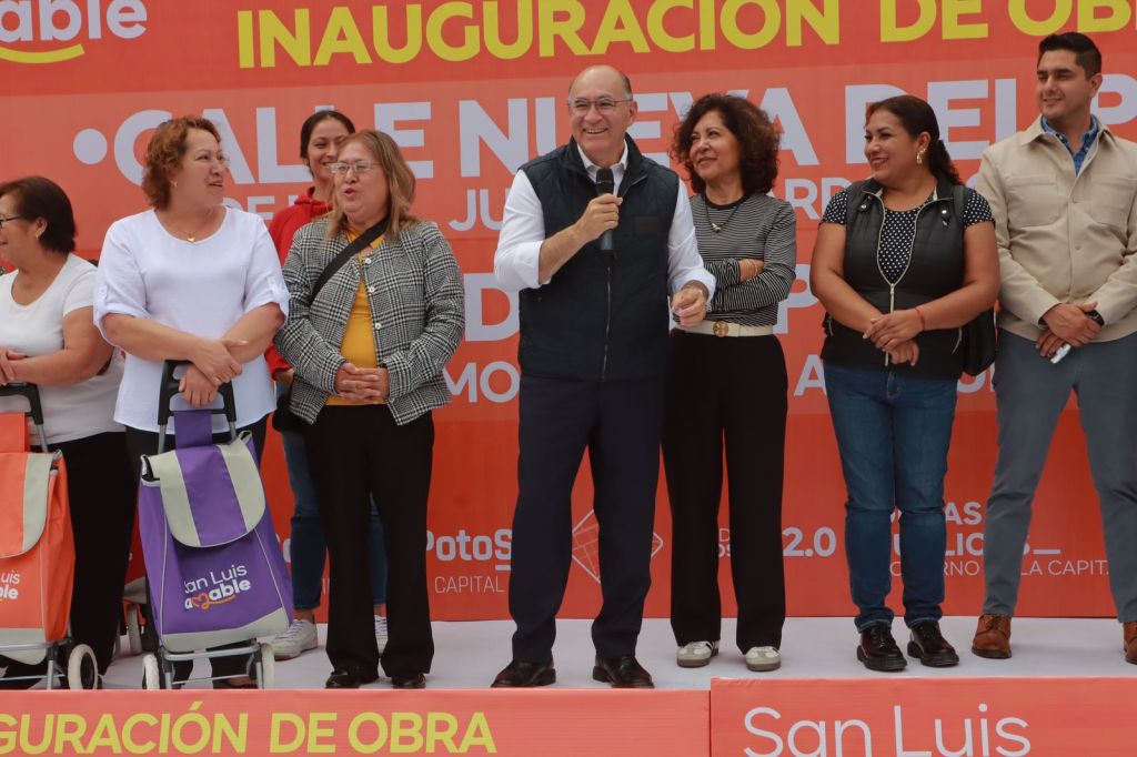 Cumple Gobierno de la Capital al inaugurar renovadas vialidades en la zona norte de&nbsp;SLP