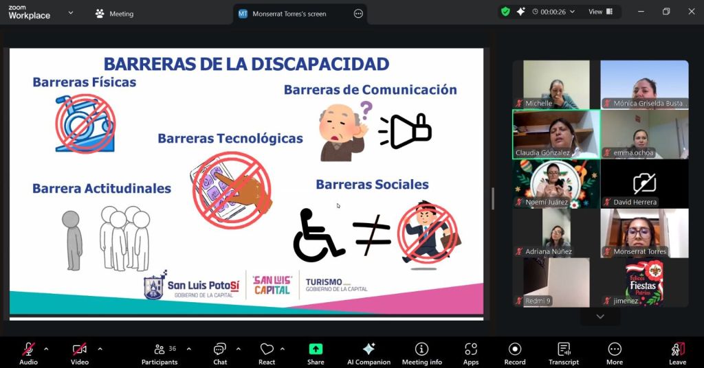 Dirección de Turismo de San Luis Capital realiza Jornada de Capacitación en Turismo&nbsp;Inclusivo