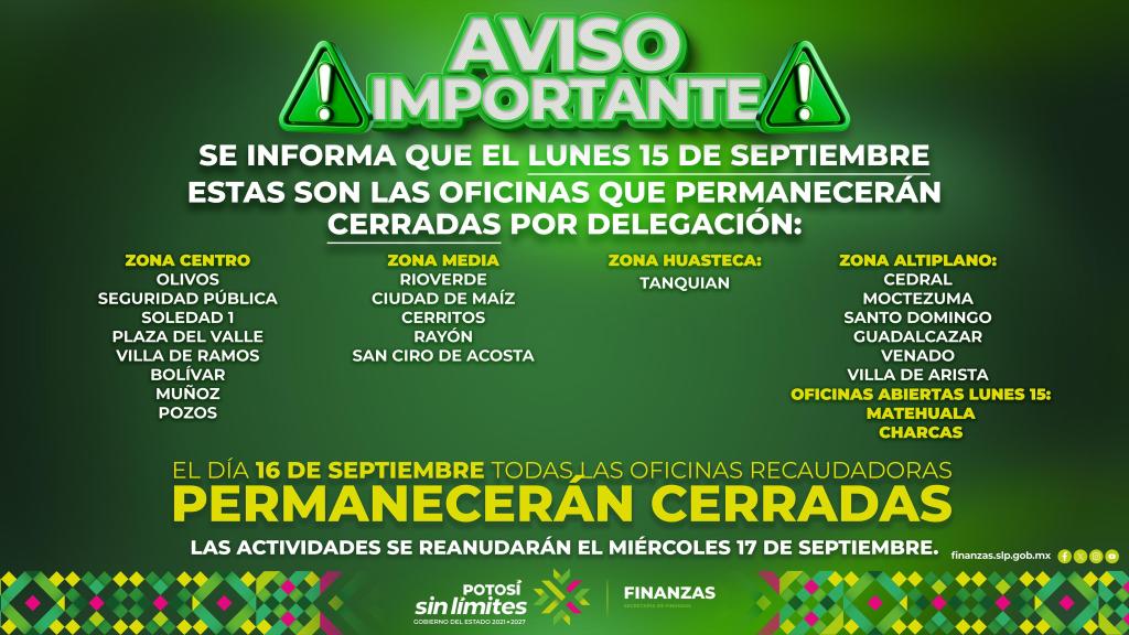 OFICINAS RECAUDADORAS BRINDARÁN ATENCIÓN ESTE LUNES DE&nbsp;PUENTE