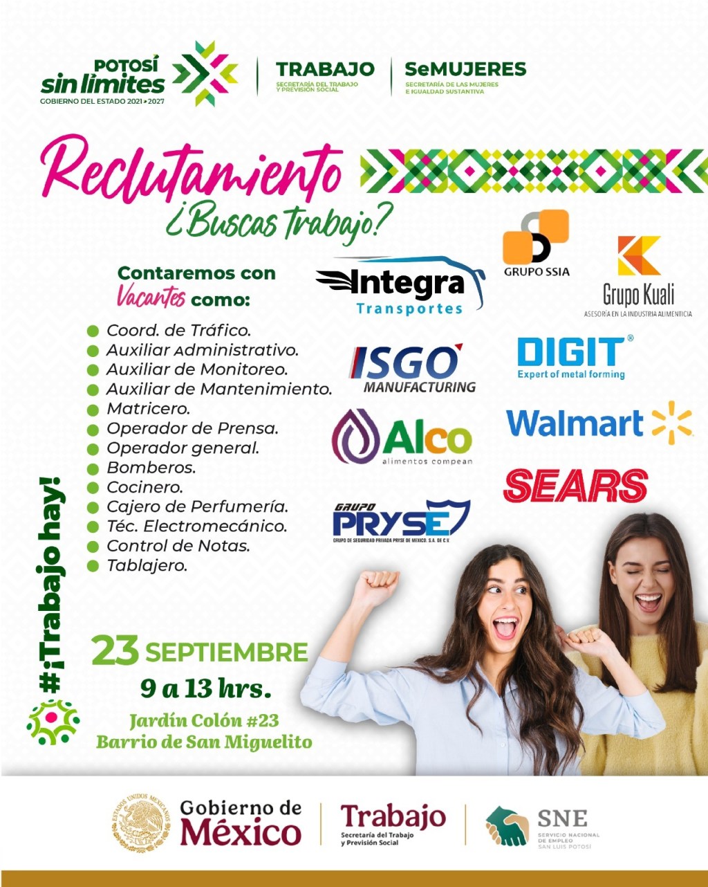 SAN LUIS FORTALECE OPORTUNIDADES LABORALES PARA&nbsp;MUJERES