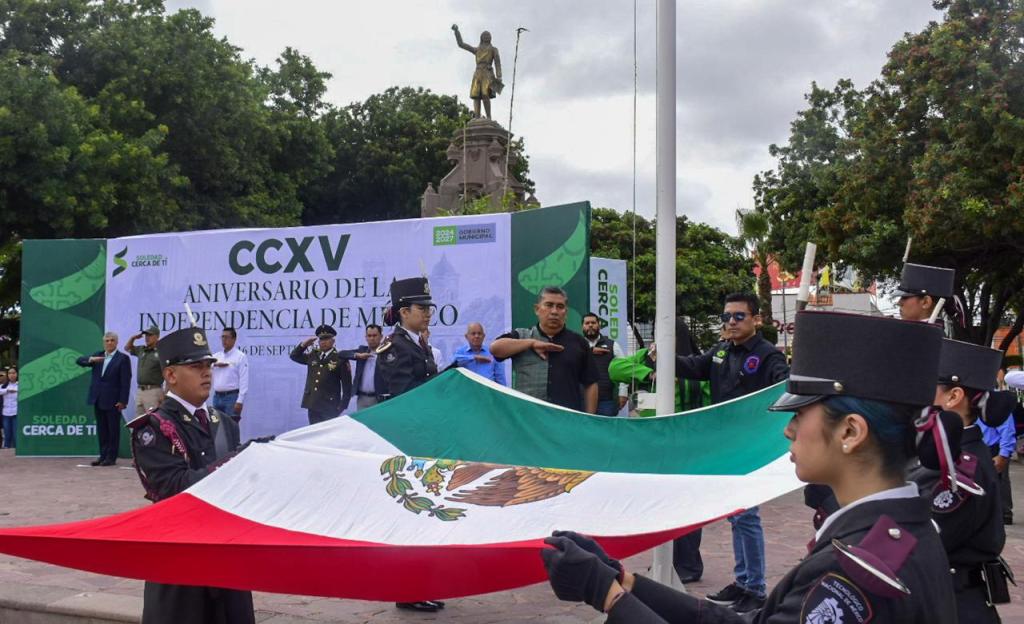 UNIDAD Y ORGULLO NACIONAL MARCARON EL DESFILE DE INDEPENDENCIA DE MÉXICO, EN&nbsp;SOLEDAD