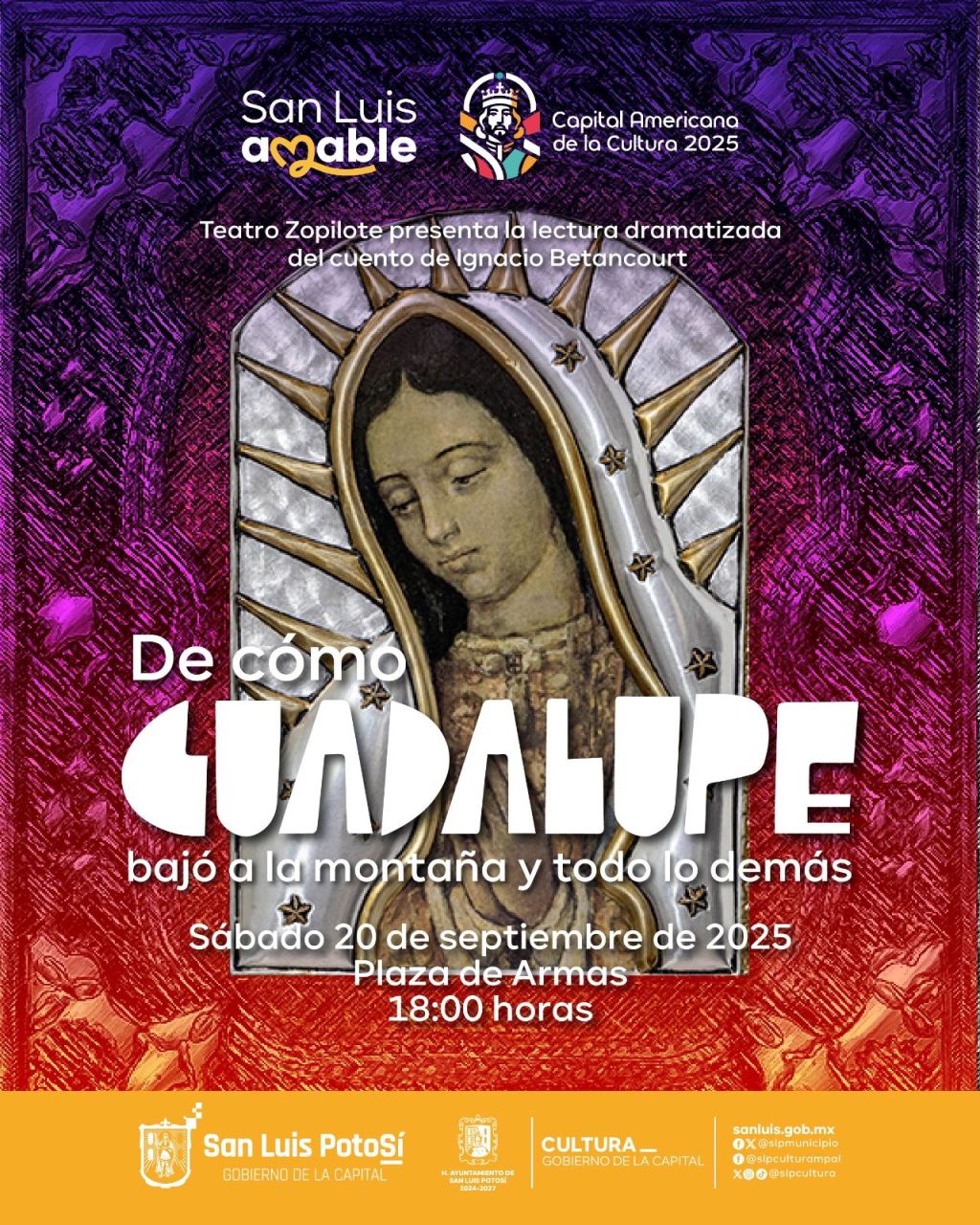 Teatro Zopilote presentará “De cómo Guadalupe bajó a la montaña y todo lo demás”, ganador del Premio Nacional de Cuento 1976 de Nacho&nbsp;Betancourt