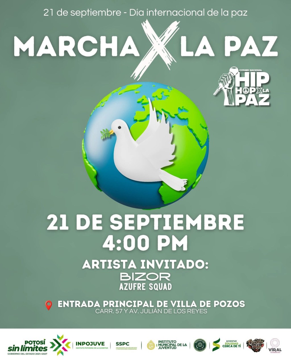 “MEGA MARCHA X LA PAZ” EN VILLA DE POZOS