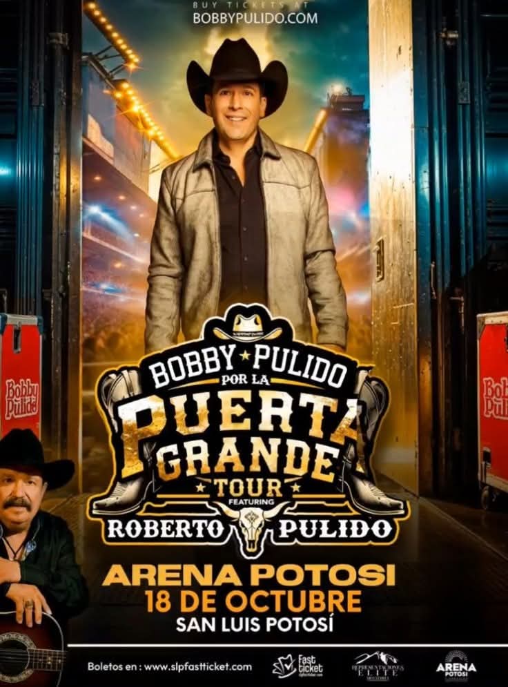BOBBY PULIDO LLEGA A LA ARENA POTOSÍ CON SU GIRA DE DESPEDIDA «POR LA PUERTA GRANDE&nbsp;TOUR»