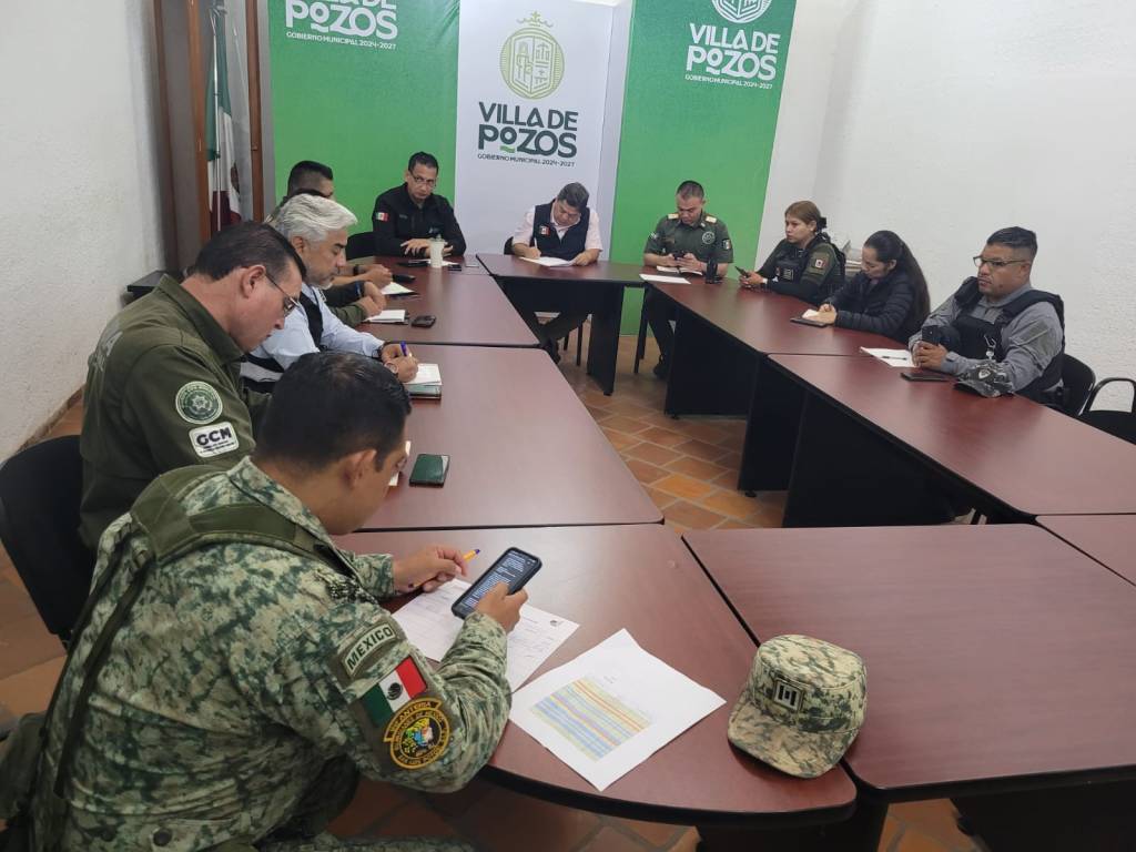 AUTORIDADES REFUERZAN ESTRATEGIAS DE SEGURIDAD EN VILLA DE POZOS