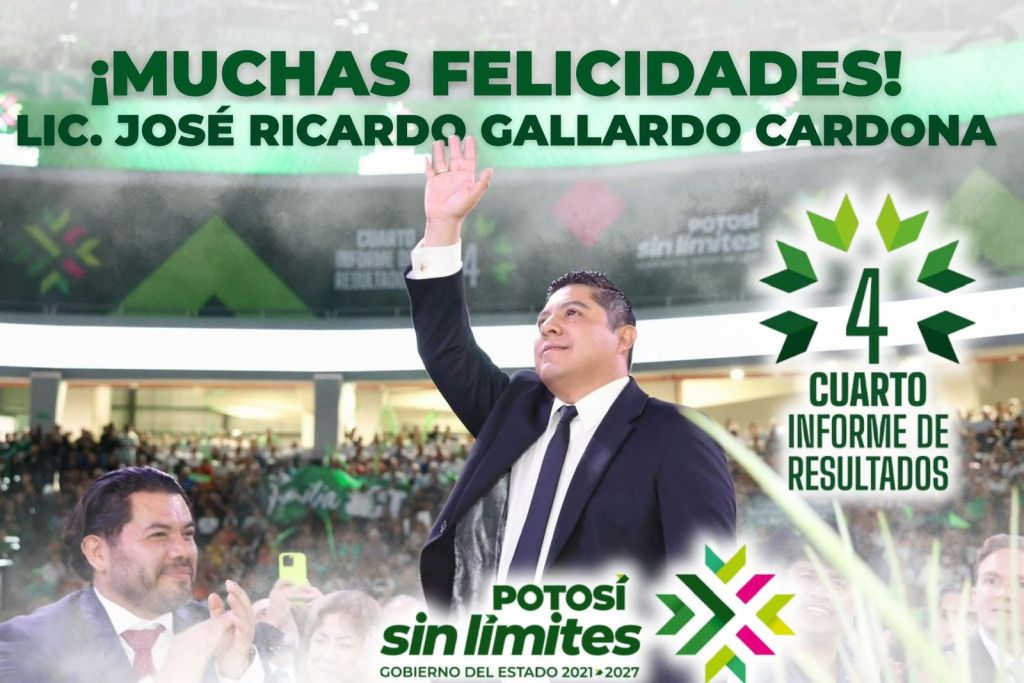 ISMAEL HERNÁNDEZ RECONOCE EL CUARTO INFORME DE GOBIERNO DE RICARDO GALLARDO&nbsp;CARDONA