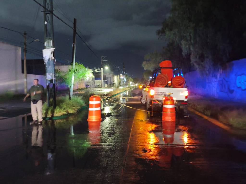 VILLA DE POZOS INMPLEMENTÓ OPERATIVO POR&nbsp;LLUVIAS