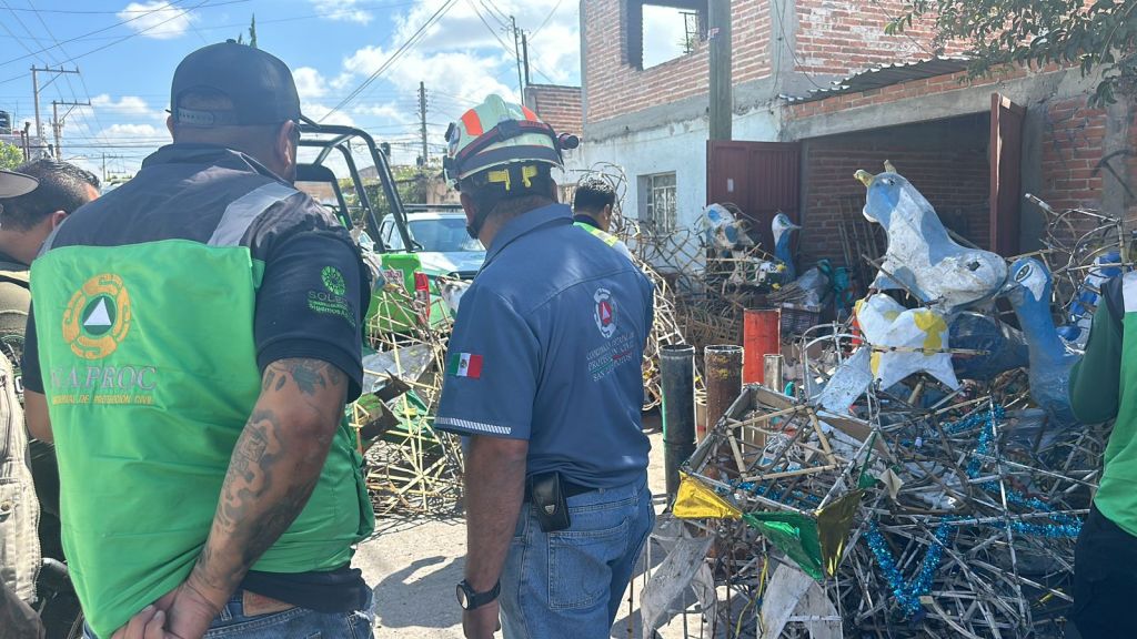 CUERPOS DE EMERGENCIA ATIENDEN INCENDIO POR ALMACENAMIENTO DE&nbsp;PIROTECNIA