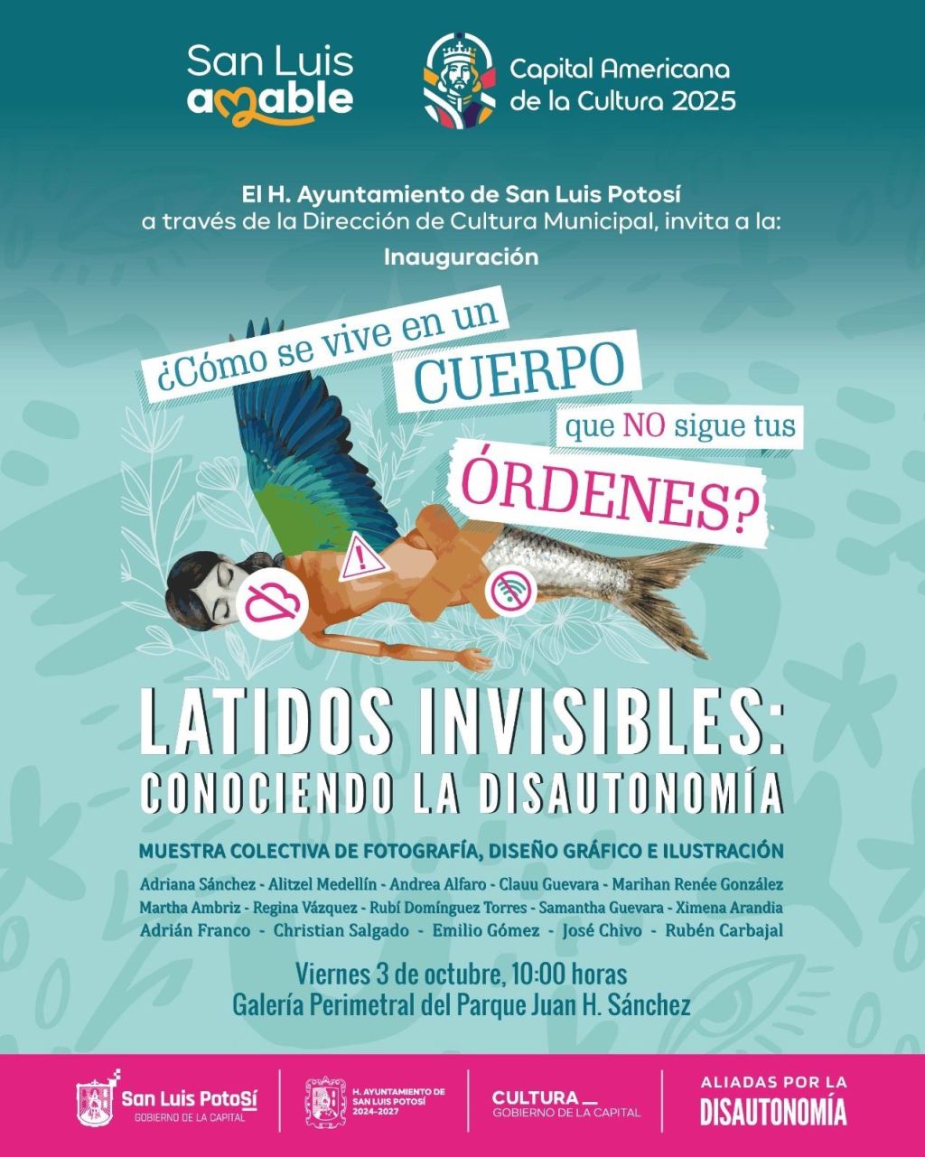 EXPOSICIÓN LATIDOS INVISIBLES SERÁ INAGURADA ESTE VIERNES EN PARQUE DE&nbsp;MORALES