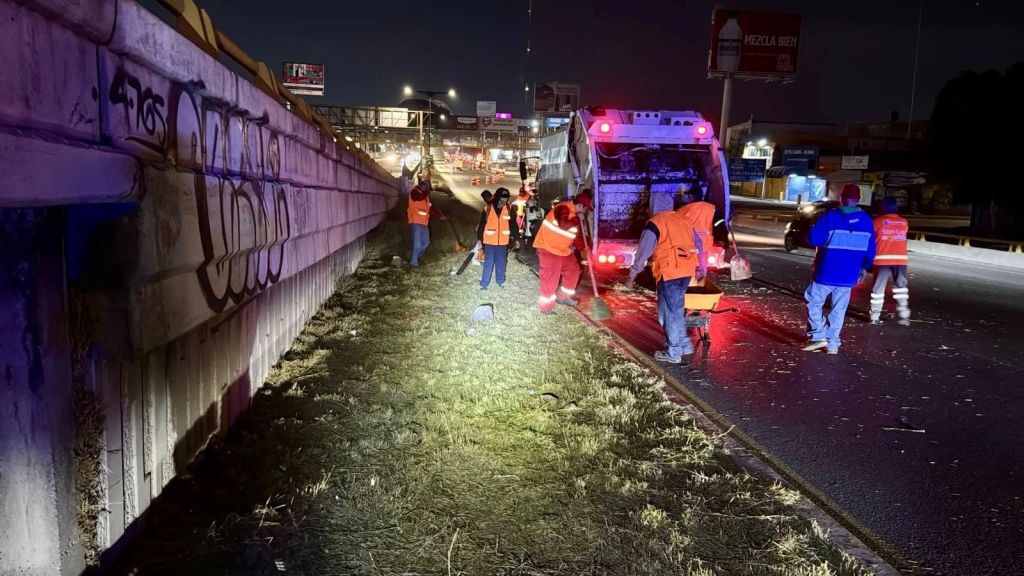 Continúa el Gobierno de la Capital con los trabajos de limpieza y mantenimiento de la Salvador&nbsp;Nava
