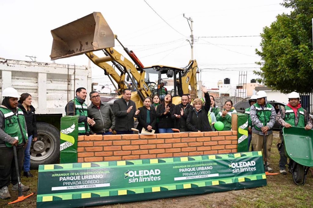 JUAN MANUEL NAVARRO MUÑIZ ARRANCA CONSTRUCCIÓN DE PARQUE URBANO EN EL FRACCIONAMIENTO LA&nbsp;VIRGEN