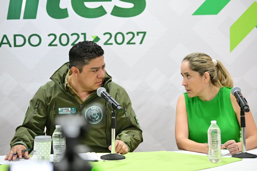 RICARDO GALLARDO REPORTA A LA PRESIDENTA DE MEXICO OPERATIVOS DE APOYO POR AFECTACIONES EN LA&nbsp;HUASTECA