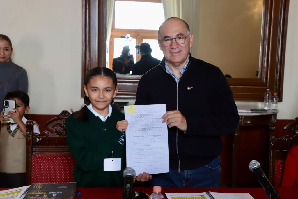 Cabildo Infantil y su Presidenta, Ana Paula Álvarez, reconocer resultados del Gobierno de la Capital a favor de la niñez&nbsp;potosina