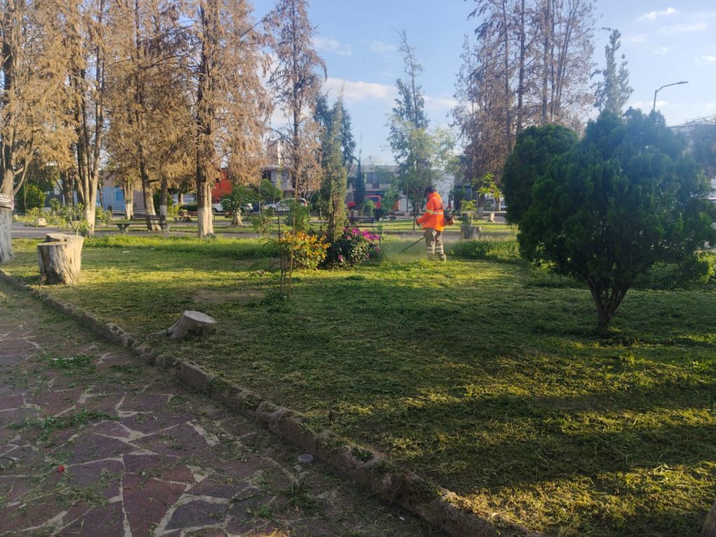 Gobierno de la Capital da mantenimiento integral al Jardín Juan Ruiz de&nbsp;Alarcón