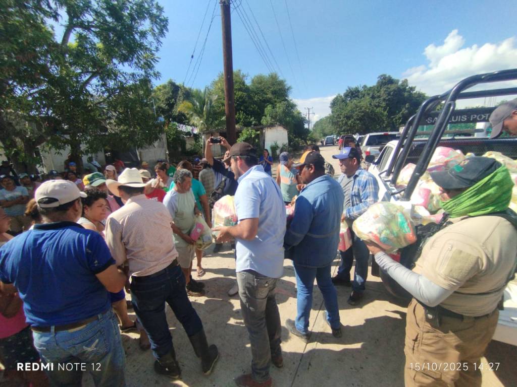 PROTECCIÓN CIVIL ESTATAL FORTALECE LABORES DE APOYO EN LA&nbsp;HUASTECA