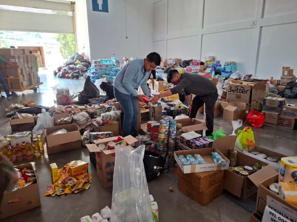 CONVIERTEN CENTRO DE NEGOCIOS EN SEDE LOGÍSTICA DE AYUDA A LA&nbsp;HUASTECA