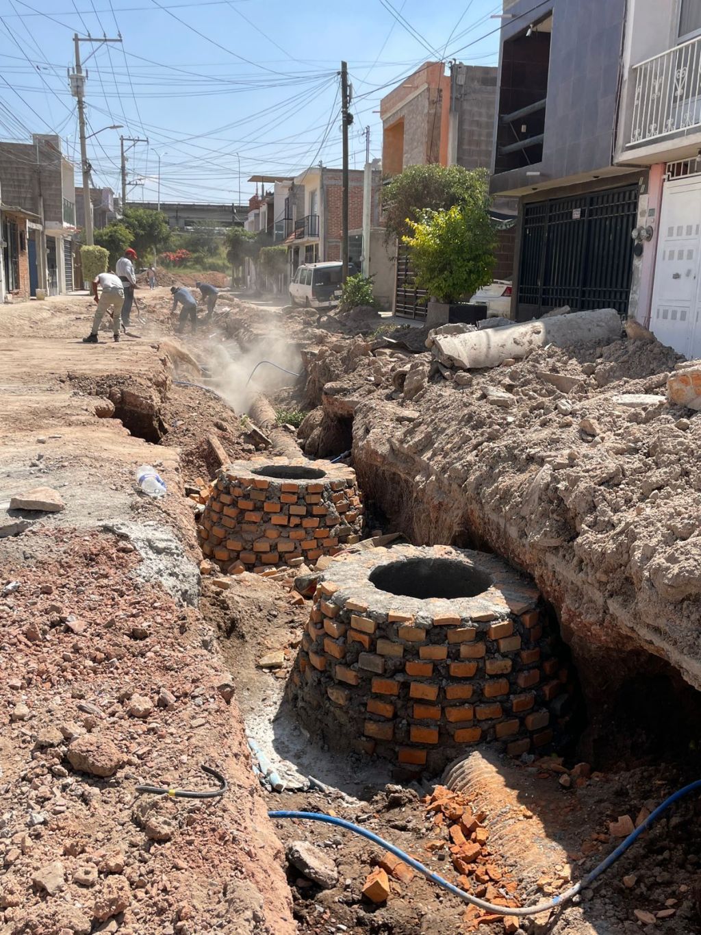 Interapas mejora infraestructura sanitaria al sur de la ciudad; rehabilita 130 metros de&nbsp;colector