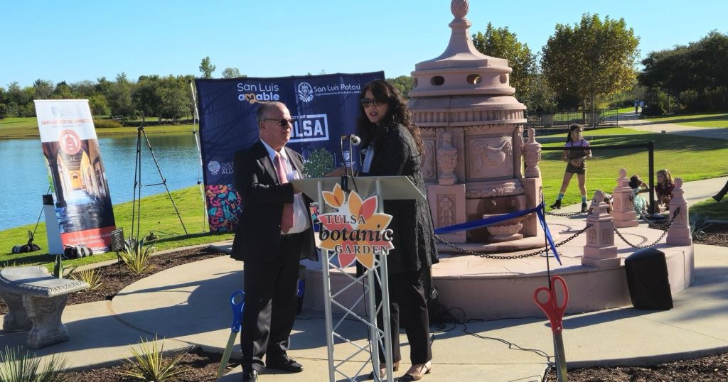 San Luis en Tulsa: Gobierno de la Capital obsequia réplica de la Caja del Agua, que conmemora 45 años como ciudades&nbsp;hermanas