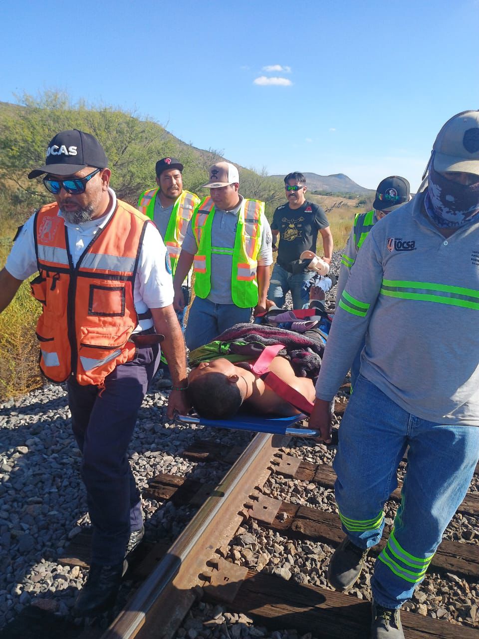 PC Municipal auxilia a joven tras caer del tren en movimiento en la Delegación de&nbsp;Bocas