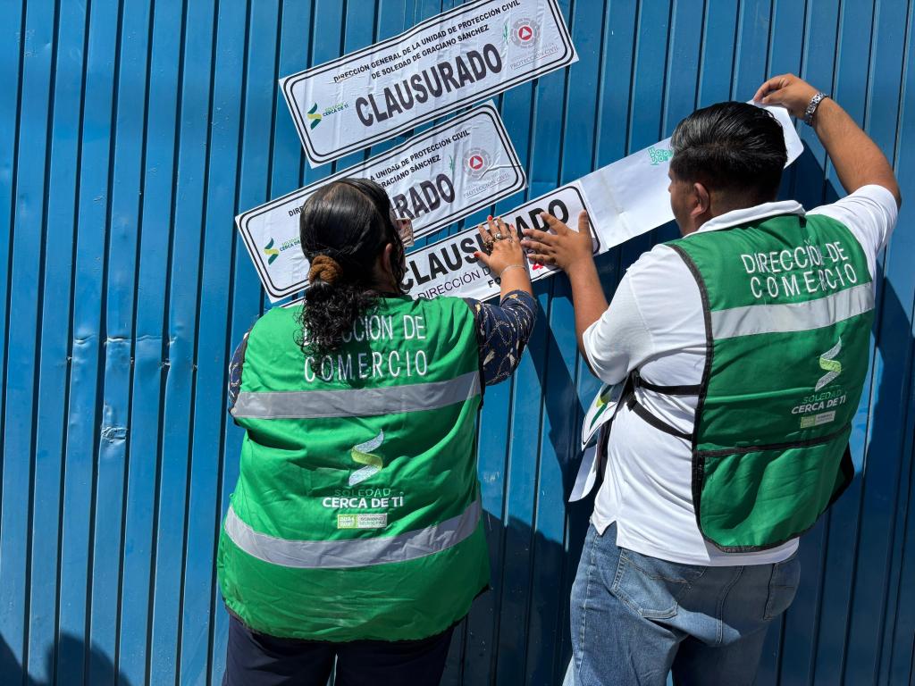 AYUNTAMIENTO DE SOLEDAD CLAUSURA OPERACIÓN DE POZO DE AGUA, POR FALTA DE DICTÁMENES Y MEDIDAS DE&nbsp;SEGURIDAD
