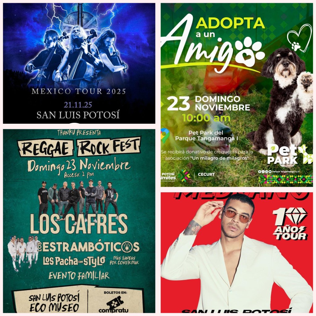 INVITAN PARQUES TANGAMANGA A GRANDES EVENTOS ESTE FIN DE&nbsp;SEMANA