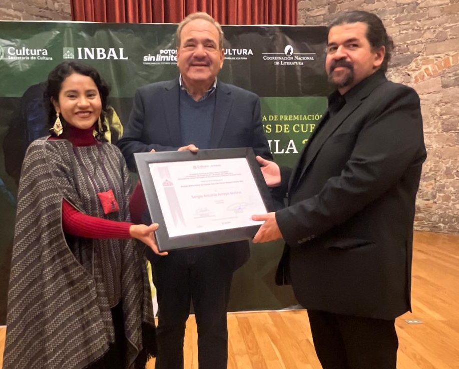 ENTREGAN PREMIO BELLAS ARTES DE CUENTO SAN LUIS POTOSÍ “AMPARO&nbsp;DÁVILA”