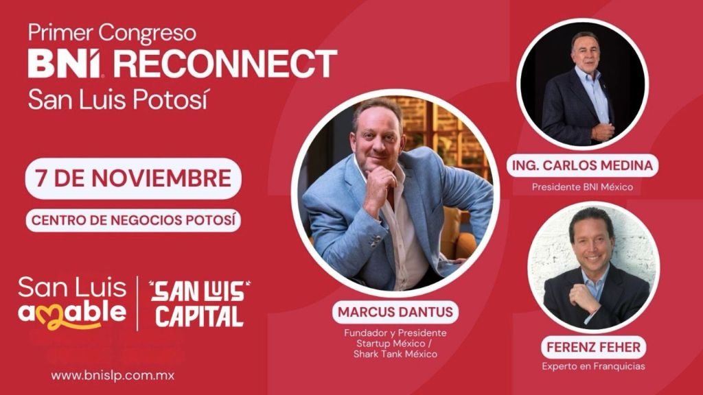 San Luis Capital será sede del 1er Congreso BNI&nbsp;Reconnect