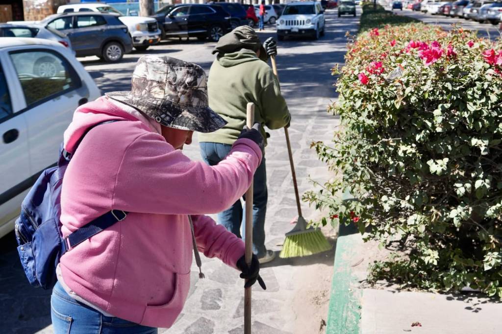 REFUERZAN LIMPIEZA EN VIALIDADES PRINCIPALES DE VILLA DE&nbsp;POZOS