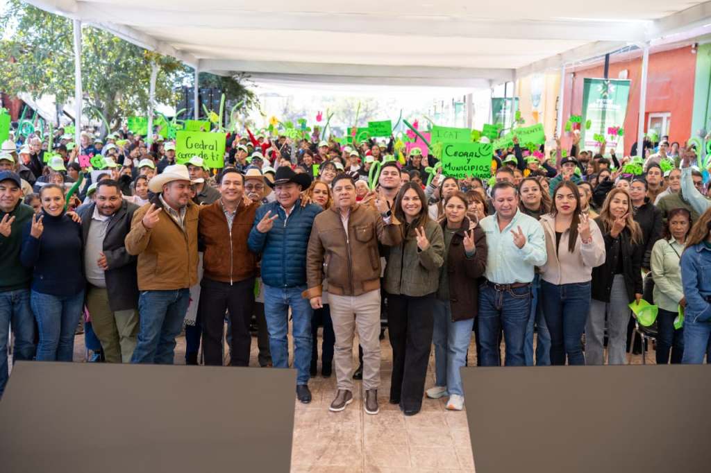 RICARDO GALLARDO LLEVA MEJORAS URBANAS Y CERTIDUMBRE PATRIMONIAL A&nbsp;CEDRAL