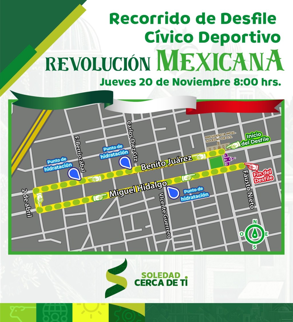 EN SOLEDAD, MÁS DE 25 ESCUELAS ESTÁN LISTAS PARA PARTICIPAR EN EL DESFILE CÍVICO-DEPORTIVO DEL 20 DE&nbsp;NOVIEMBRE