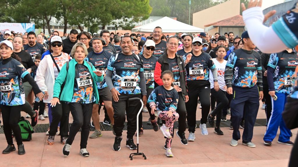 Los trabajadores de la educación llevan a cabo la 4ta Carrera Atlética Fortaleza Sindical 2025