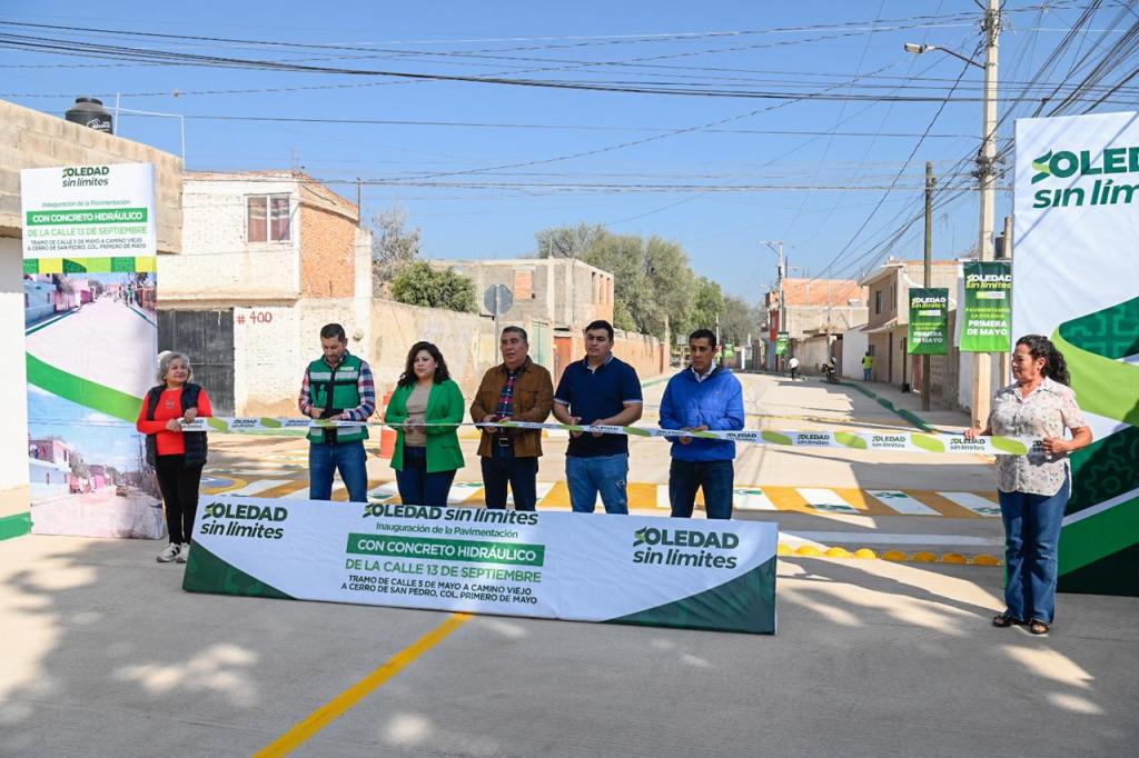 CON OBRA DE ALTO IMPACTO SOCIAL, ALCALDE JUAN MANUEL NAVARRO MEJORA MOVILIDAD Y SEGURIDAD EN LA COL. PRIMERO DE&nbsp;MAYO