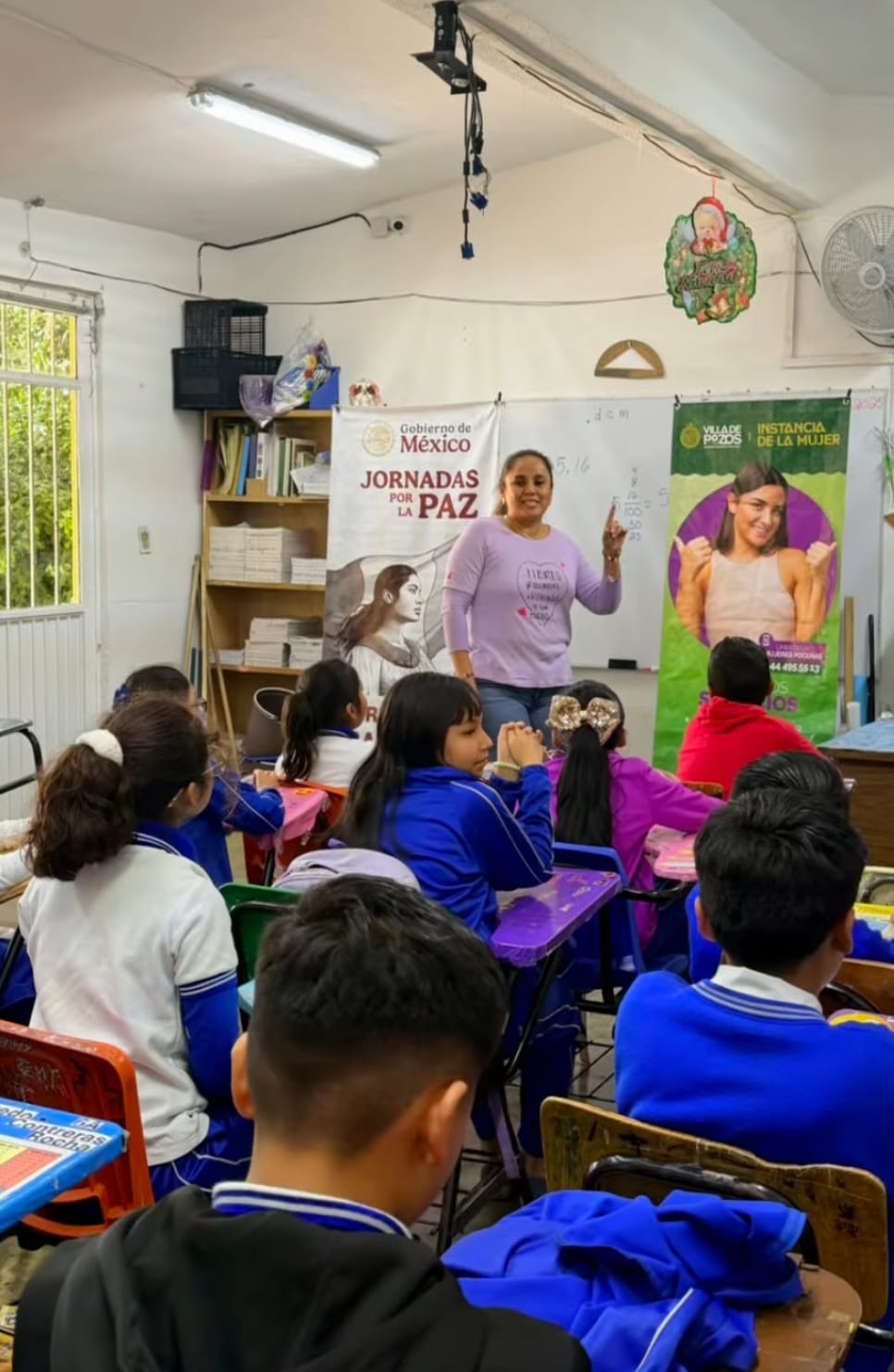 VILLA DE POZOS PROMUEVE LA NO VIOLENCIA EN&nbsp;ESCUELAS