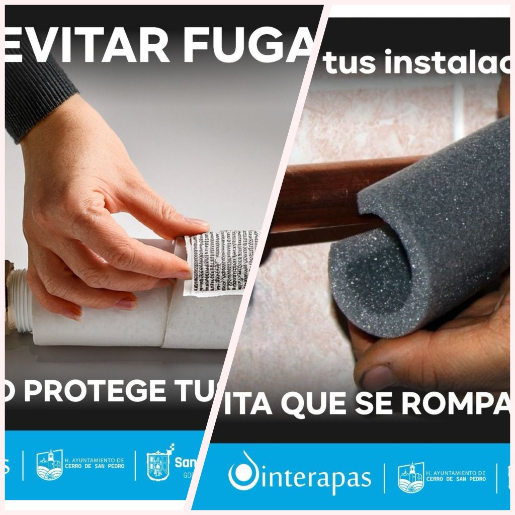 Por temporada de frío, Interapas llama a cuidar tus tuberías y evitar&nbsp;fugas