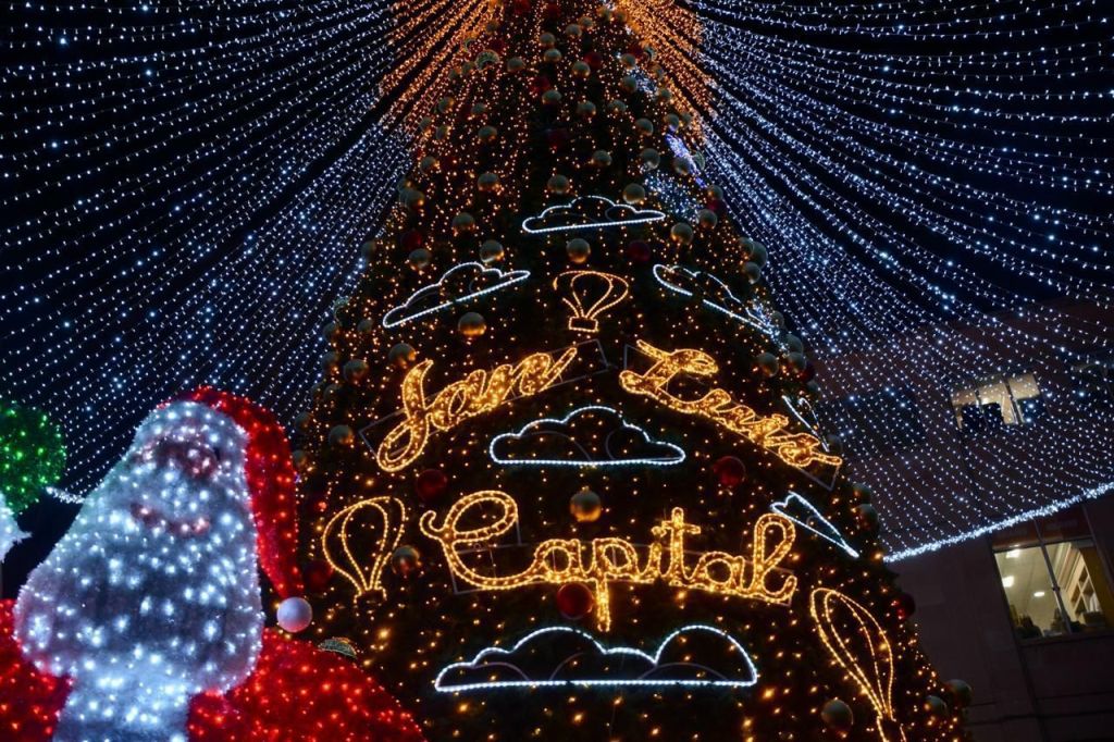 San Luis Capital fortalece su atractivo turístico con la iluminación y decoraciones navideñas del Centro&nbsp;Histórico