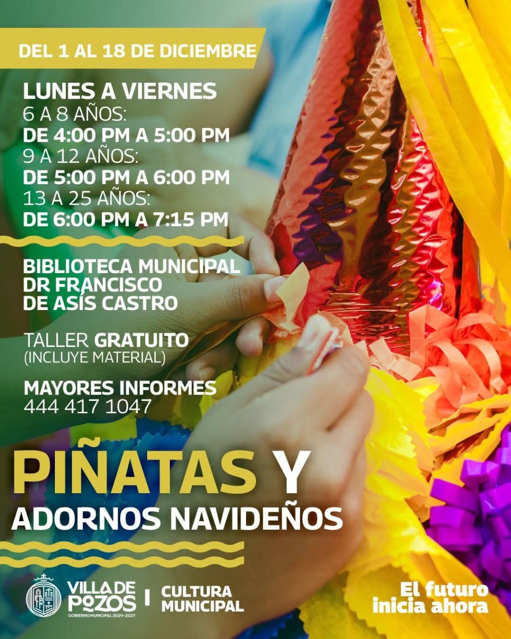 IMPULSAN CREATIVIDAD NAVIDEÑA EN VILLA DE&nbsp;POZOS